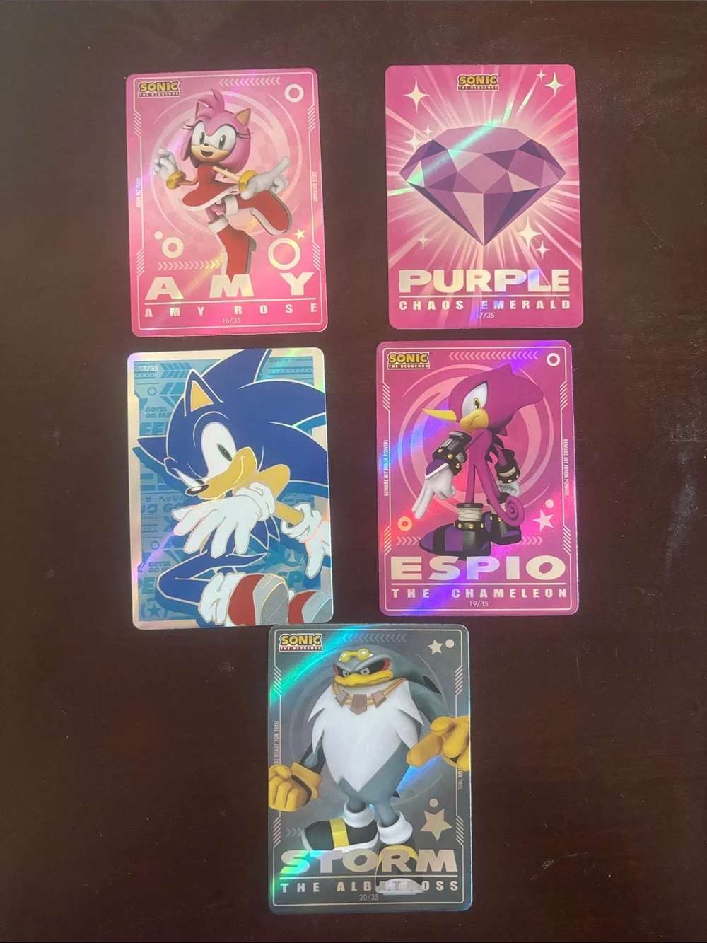 Wendy’s Sonic 35th anniversary card pack - Amy